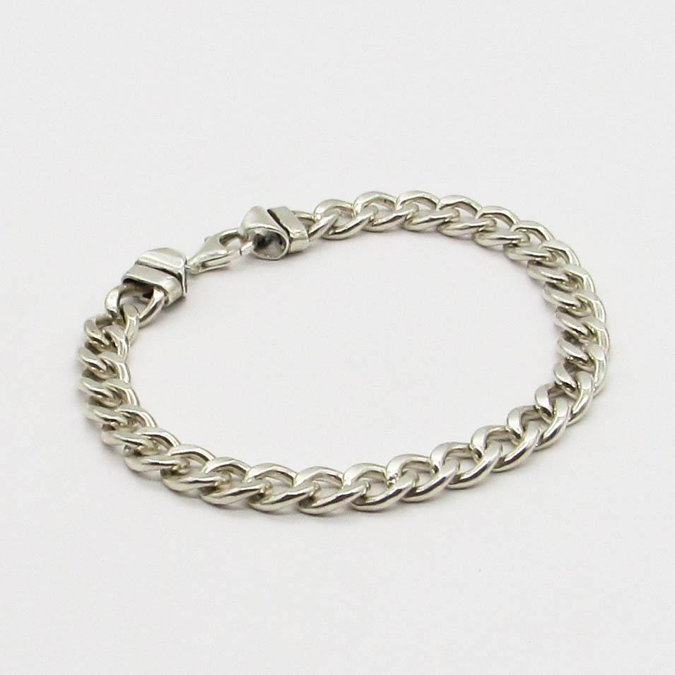 PULSERA GROUMET GD200 x21CM /PLATA